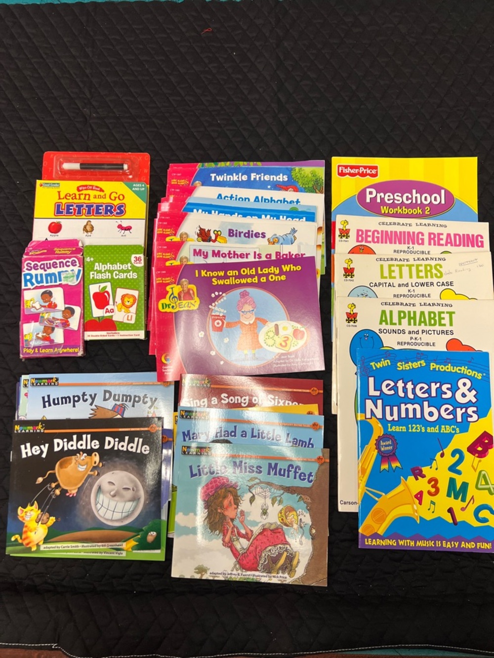 Preschool Learning Books & Flash Cards
